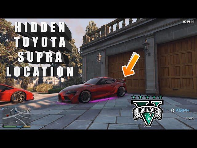 Gta 5 secret Toyota Supra location (hidden location)