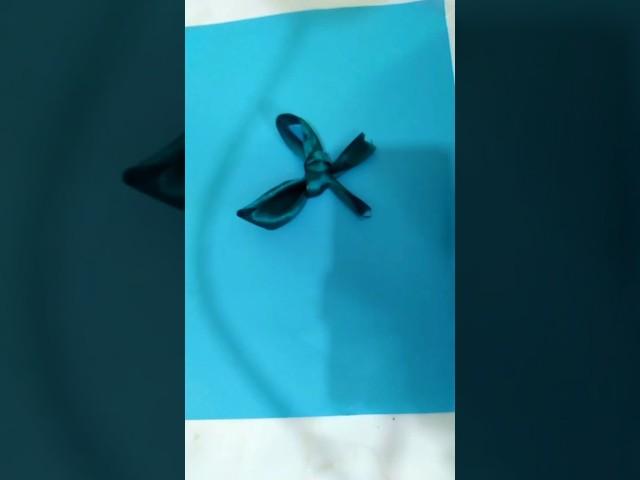 How to make a bow with ribbon#craft#trending#shorts#short#ytshorts#viral#diy @AyeshaCraftDen