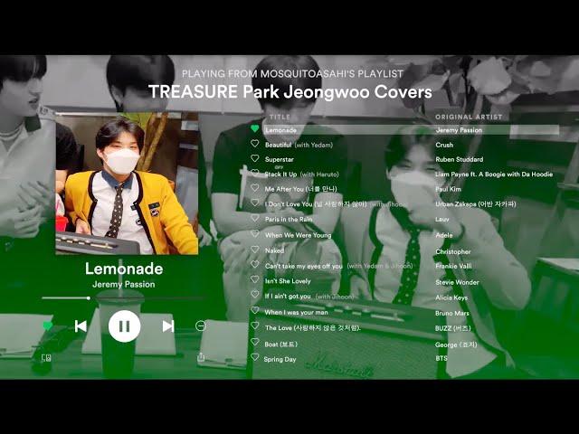 TREASURE Park Jeongwoo Covers Playlist