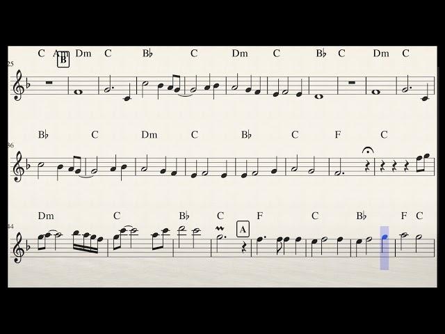 Titanic - My Heart Will Go On (Celine Dion) Backing track w/ Sheet Music