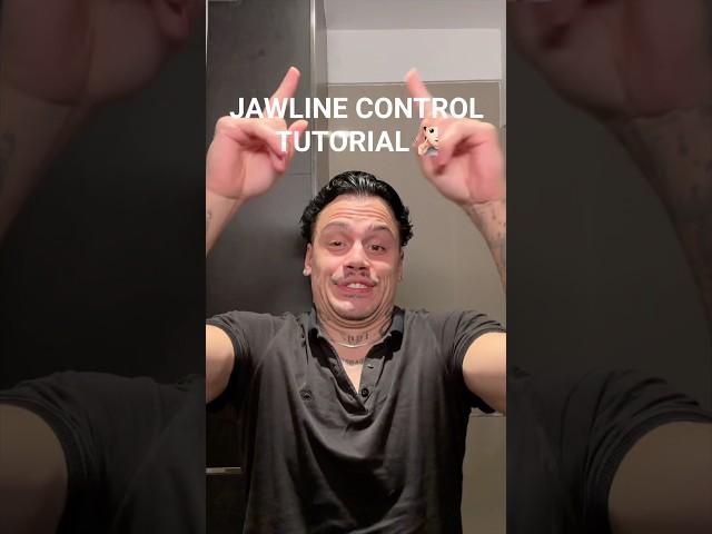 JAWLINE CONTROL TUTORIAL #jawline #control #tutorial #mewing #shelove #training