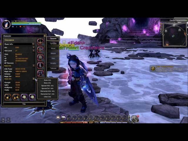 Dragon Nest SEA Crezeance's Level90 Skill build & Item build