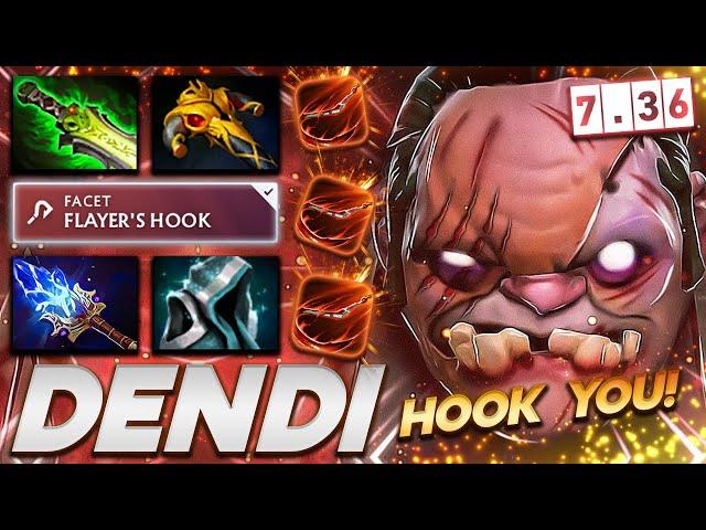 DENDI PUDGE - Dota 2 Pro Gameplay [Watch & Learn]