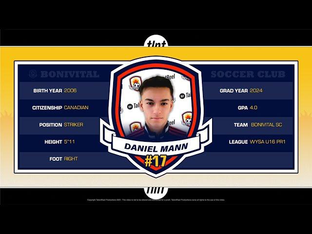 Daniel Mann 2023 Bonivital Highlight Reel Video