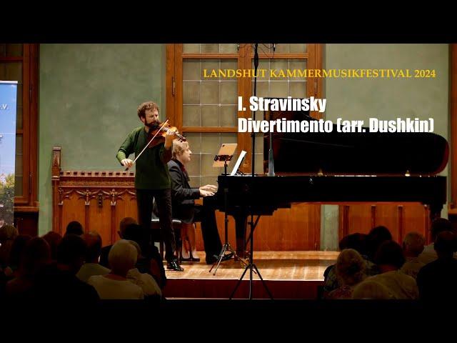 I. Stravinsky - Divertimento for violin and piano (arr. Dushkin). Ilya Gringolts / Peter Laul