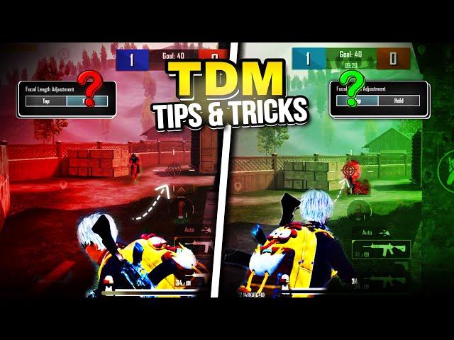 PUBG MOBILE TDM TIPS AND TRICKS  THIS WILL MAKE YOU PRO PLAYER 