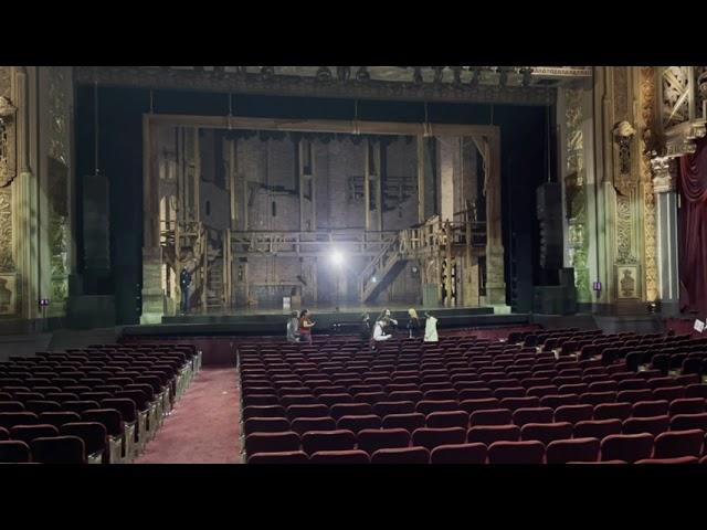 Hollywood pantages theatre seat View. Best seat? Hamilton Los Angeles