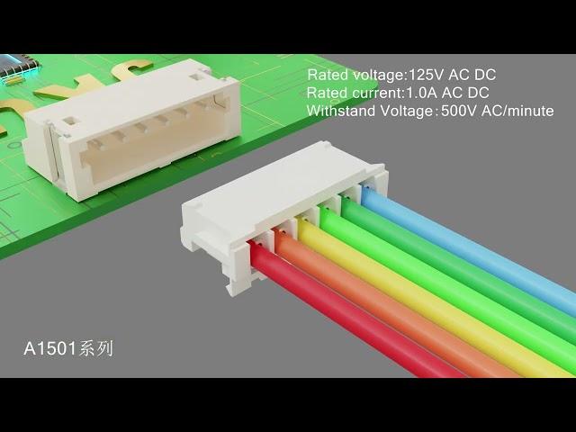 A1501 ZH1.5 Wire to board connector 1.5mm Pitch 2pin to 16 pin SMT DIP connector