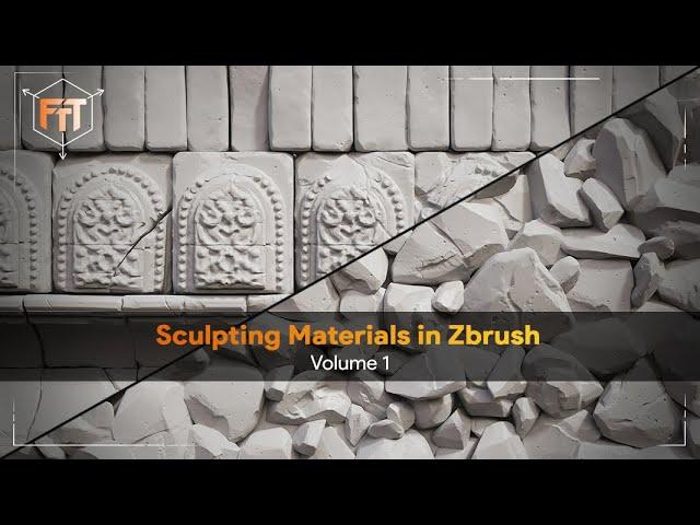 Sculpting Materials in Zbrush – Volume 1 - Trailer