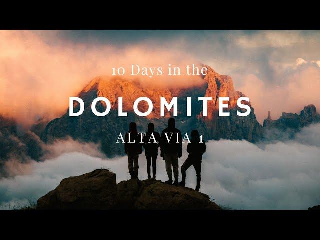 10 Days hiking in the Dolomites - Alta Via 1