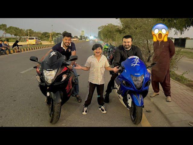 Anas bhai ny new Heavy bikes pr race lgai  ..? || Birthday surprise  ||