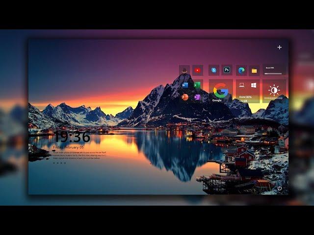 A Beautiful Desktop Theme  For Windows-7,8,10 . By Atanu's PC