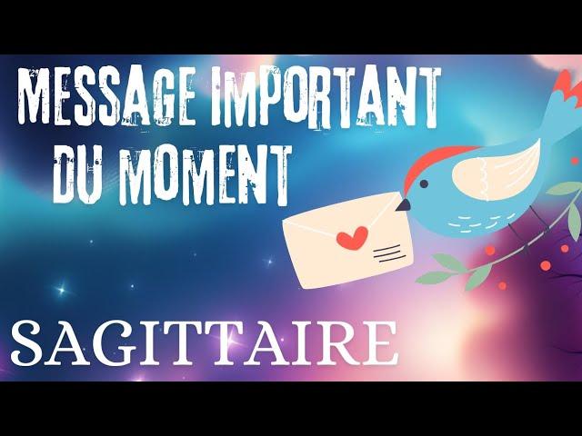 SAGITTAIRE ️ MESSAGE IMPORTANT DU MOMENT 