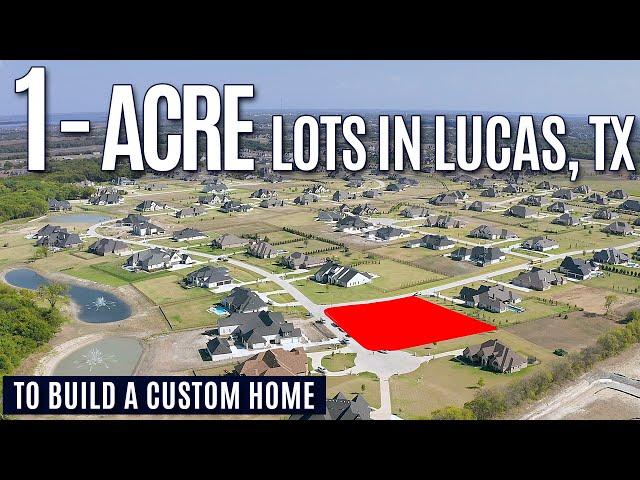 Exclusive 1-Acre Lot in Lucas TX | Luxury Custom Homes Dallas |  Oleg Sedletsky Realtor