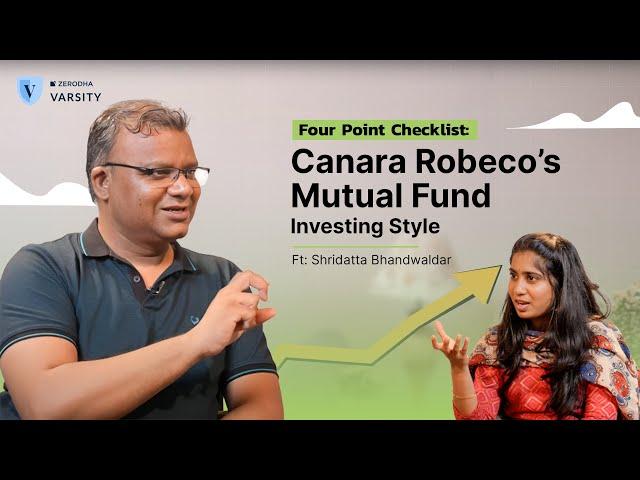 Investing style of Canara Robeco MF ft. Shridatta Bhandwaldar I Know Your Fund Manager Ep 4