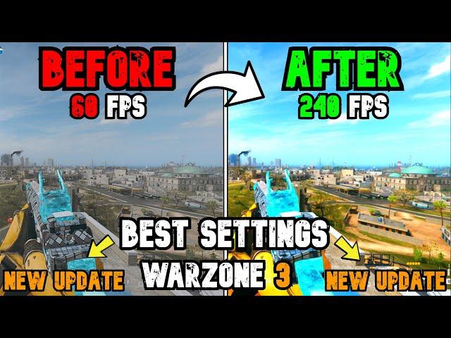 The BEST Warzone Season 5 Updated Settings! (Optimize FPS & Visibility)