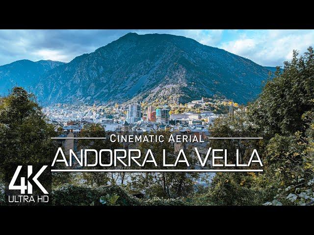 【4K】 Andorra la Vella from Above  Capital of ANDORRA 2022  Cinematic Wolf Aerial™ Drone Film