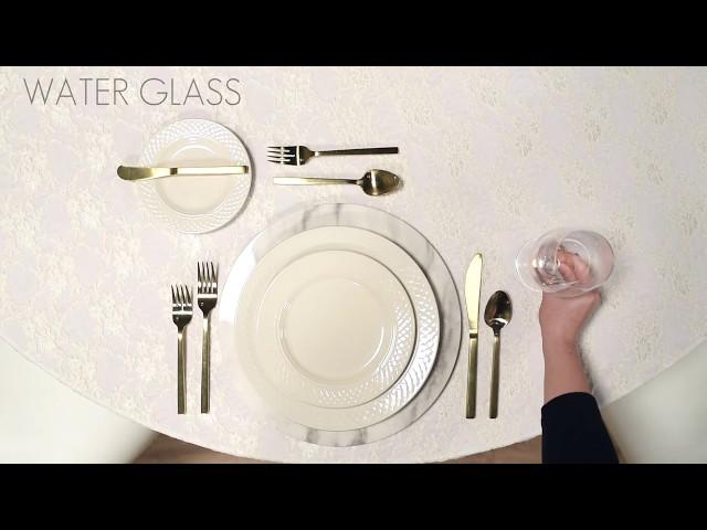 How To Set A Proper Formal Table Setting