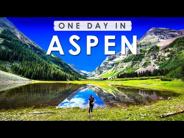 ASPEN, Colorado ONE DAY Travel Guide | BEST THINGS to Do, Eat & See