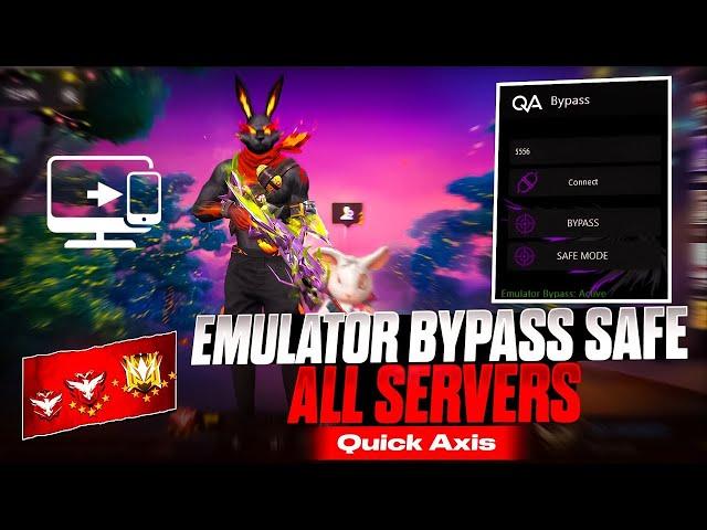 NEW PC  PANEL FOR FREE EMULATOR BYPASS || QUICK AXIS PANEL || 100% ANTIBAN  || FREE FIRE PC PANEL