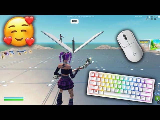 Chill ASMR 1v1 BUILD FIGHT Satisfying Fortnite Keyboard Sounds