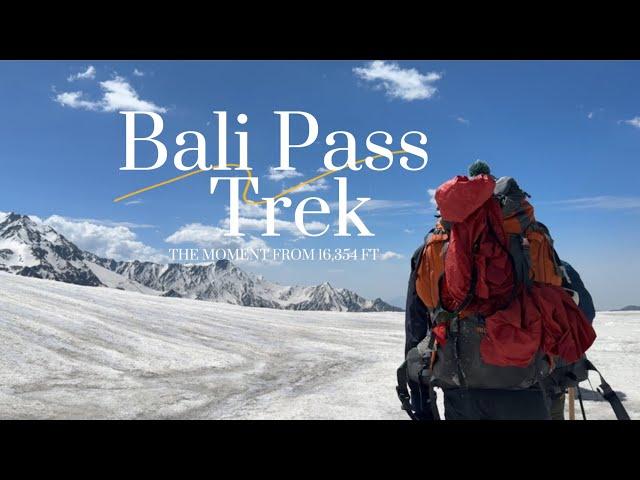 BALI PASS TREK