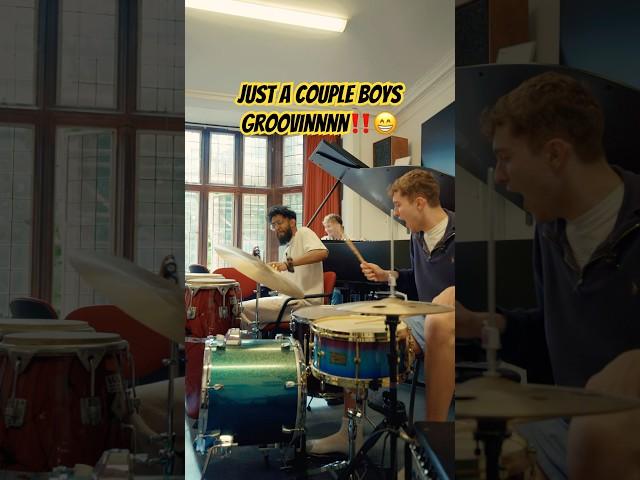 Just a couple boys groovinnn‼️ #groove #drums #percussion