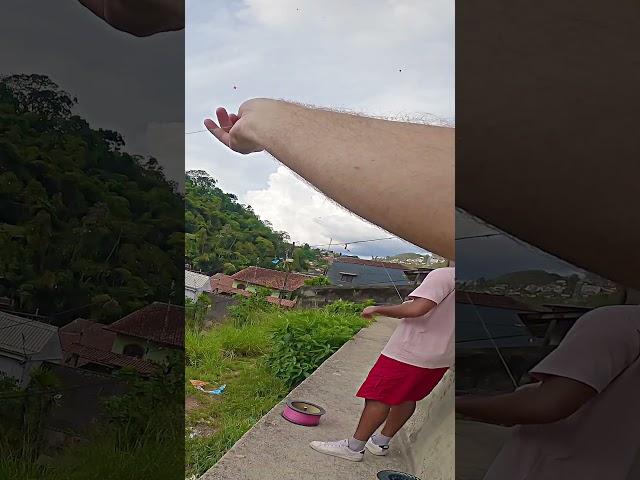 Soltando raia em primeira pessoa #pipacombate #pipa #kite #kiteflying #pipacombate3d