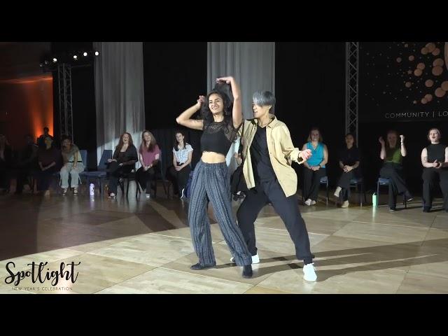 Spotlight New Year's Celebration 2024/2025 Novice Jack & Jill Audrey Hoo & Shruti Senthil