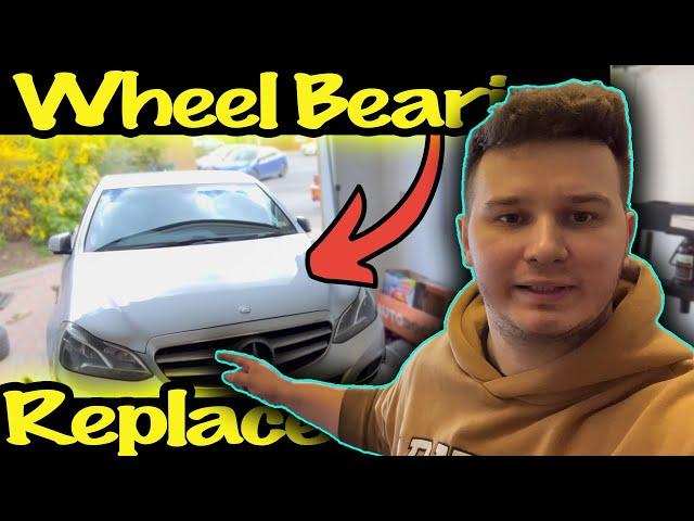 Mercedes E 220 BlueTEC W212 Front Wheel Bearing REPLACEMENT Tutorial