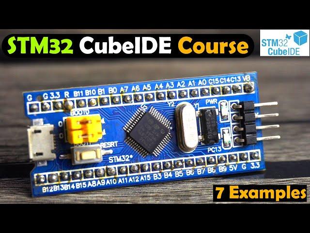 STM32CubeIDE Course for beginners, stm32f103c8t6, STM32 CubeIDE #stm32cubeIDE