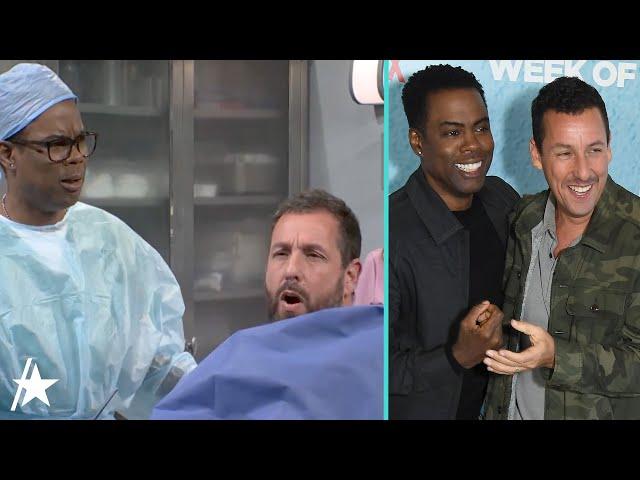 Adam Sandler Makes SURPRISE CAMEO on ‘SNL’ w/ Chris Rock