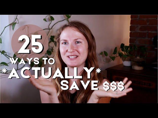 25 Frugal habits - to help you save money