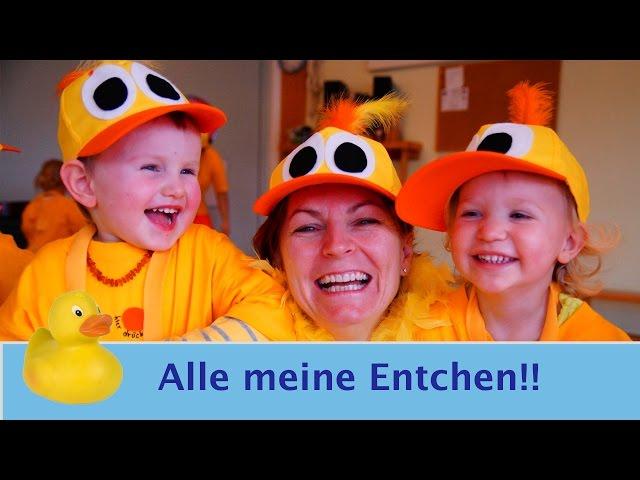 Alle meine Entchen | Lied Fest Sprüche Deko | MINIS Kinderkrippe KITA Bad Waltersdorf