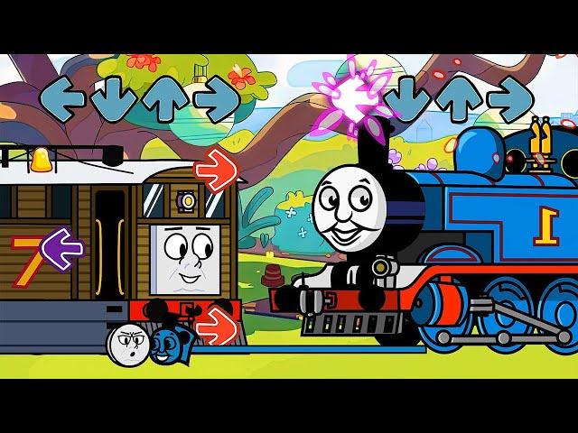 FNF NEW Sodor Funkin' VS OLD Thomas Railway (Can Can) Friday Night Funkin'