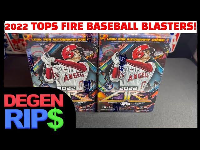 Awesome Set! - 2022 Topps Fire Baseball Blaster Box Review!