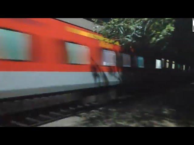 (**EXCLUSIVE!) Rajdhani Gang & Premium Trains Brutally Overtake 12495 Pratap Express  @130kmph flat!