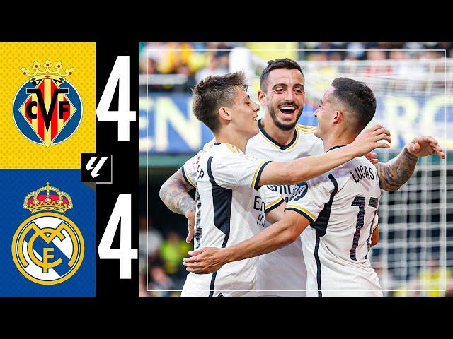 Villarreal 4-4 Real Madrid | HIGHLIGHTS | LaLiga 2023/24