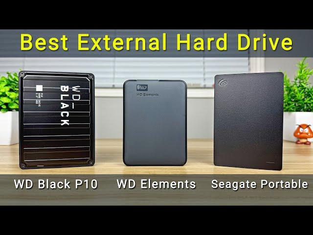 WD Black P10 vs Seagate Portable vs WD Elements: Best External Hard Drive Teardown & Comparison