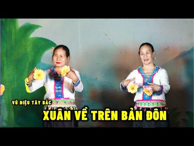 Điệu nhảy XUÂN VỀ TRÊN BẢN ĐÔN - Phụ nữ Vân Nội | Friendly Channel