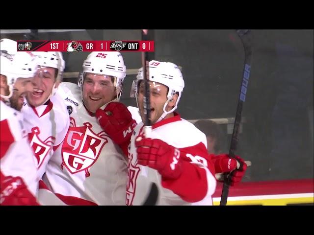 Fastest goal ever for the Grand Rapids Griffins