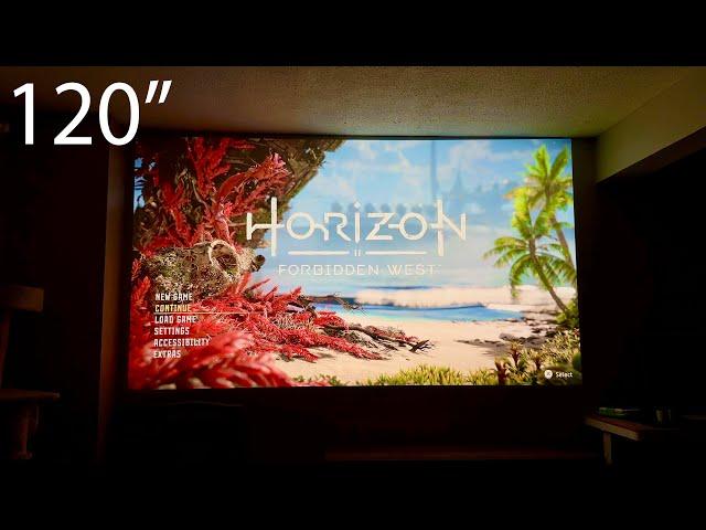 120” 4K HDR Gaming PS5 - BenQ x3000i Gaming Projector Review