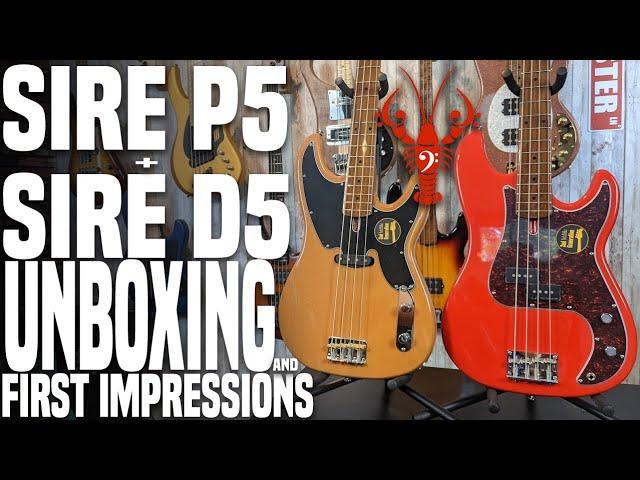 Sire P5 & Sire D5 Unboxing & First Impressions - They're finally here! - LowEndLobster Unboxing