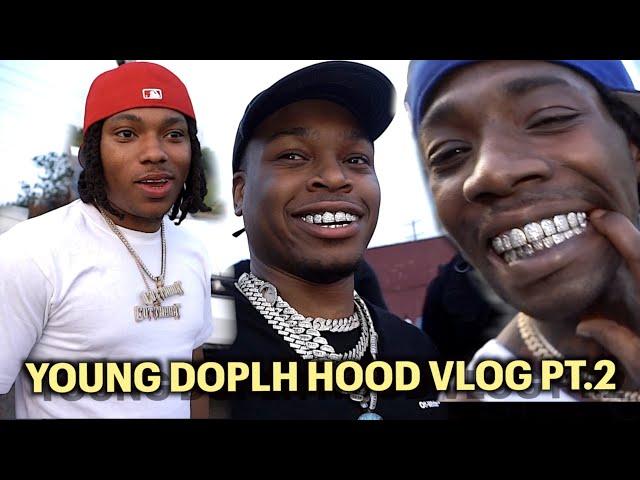 YOUNG DOLPH HOOD FT. KEY GLOCK, KENNY MUNEY & MORE! SOUTH MEMPHIS HOOD VLOG PT 2
