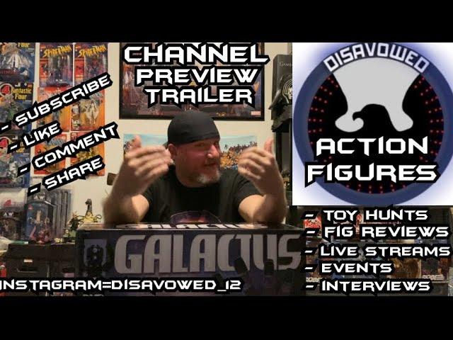 Disavowed Action Figures - Channel Preview Trailer Video 2023 - Toy Hunts Figure Reviews Livestreams