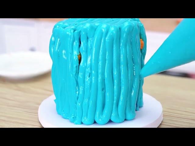  So Yummy Rainbow  Cake... | Colourful Ice Cream Cake By Mini Cakes