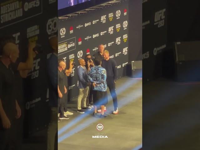 Tai Tuivasa vs Alexander Volkov official face-off UFC 293. #ufc293 #mma #shorts