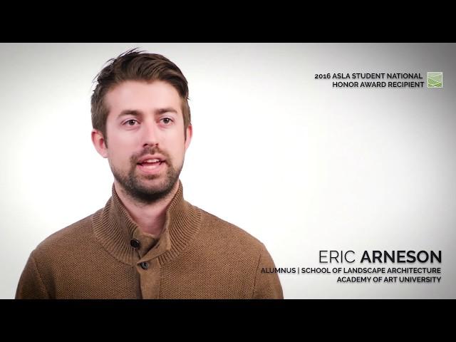 I want to become… a landscape architect: Eric Arneson | Academy of Art University