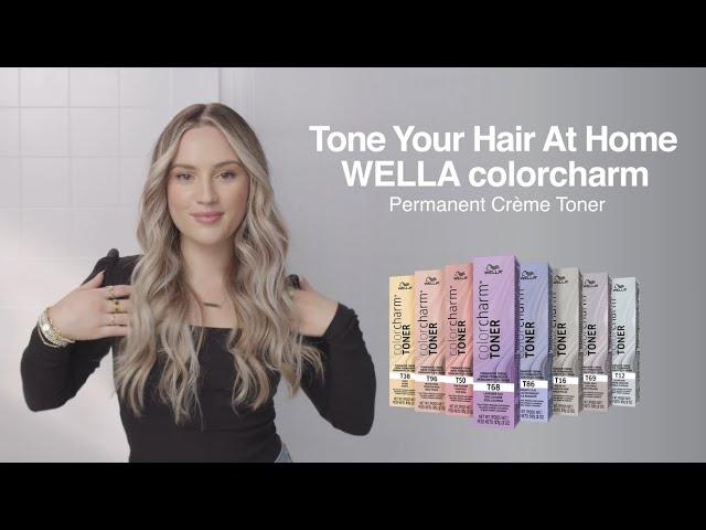 How To Tone Your Hair At Home | Wella colorcharm Permanent Crème Toner