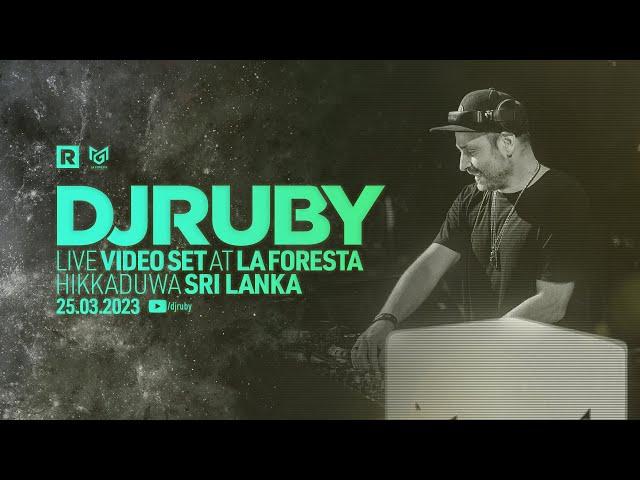 DJ Ruby Live Video Set at La Foresta in Hikkaduwa Sri Lanka 25.03.2023